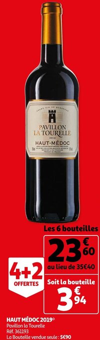 Auchan Haut medoc 2019 aanbieding