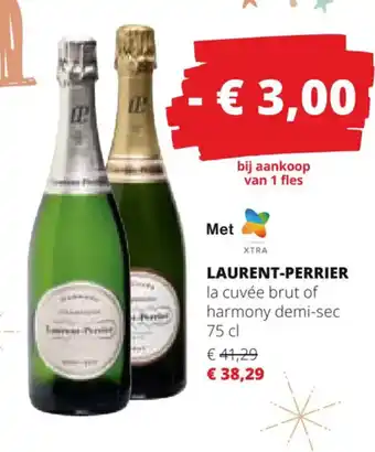 LAURENT-PERRIER la cuvée brut of harmony demi-sec 75 cl