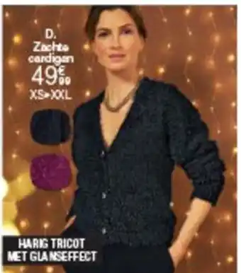 Damart Zachte Cardigan XS-XXL aanbieding