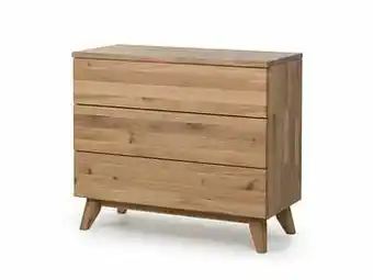 Deba Meubelen Commode HERCULES - Massief wilde eik Hout aanbieding