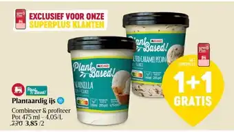 Delhaize Plantaardig ijs aanbieding