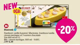 Delhaize Ijsstronk aanbieding