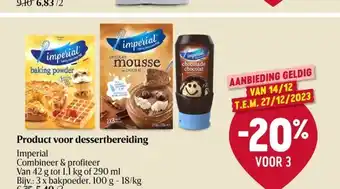 Delhaize Product voor dessertbereiding aanbieding