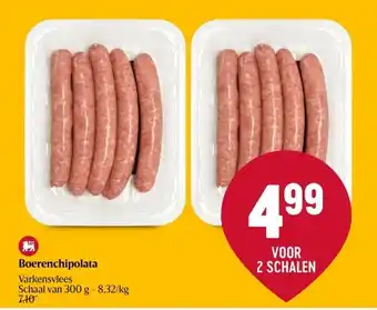 Delhaize Boerenchipolata aanbieding