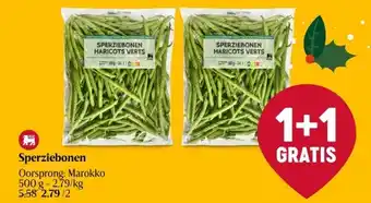 Delhaize Sperziebonen aanbieding