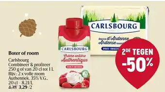 Delhaize Boter of room aanbieding