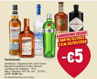 Delhaize Sterkedrank aanbieding