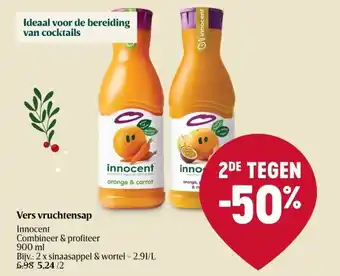 Delhaize Vers vruchtensap aanbieding
