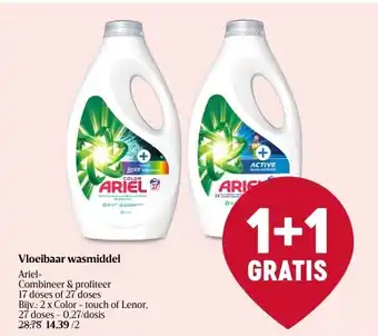 Delhaize Vloeibaar wasmiddel aanbieding