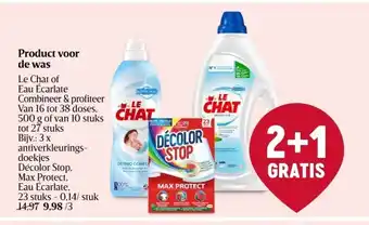 Delhaize Product voor de was aanbieding