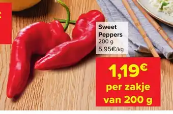 Sweet Peppers 200g