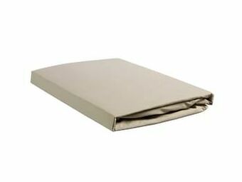 Deba Meubelen Hoeslaken PERCALE - Sand Beige aanbieding