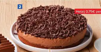 Taart met chocolademousse 18cm