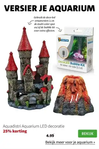 Aquadistri aquarium led decoratie