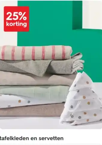 HEMA Tafelkleden en servetten aanbieding
