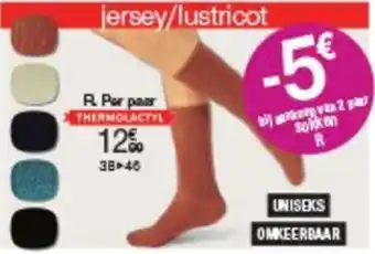SOKKEN IN JERSEY/LUSTRICOT, THERMOLACTYL