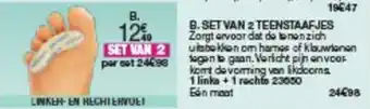Damart SET VAN 2 TEENSTAAFJES aanbieding