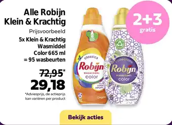 Plein.nl Alle Robijn Klein & Krachtig aanbieding