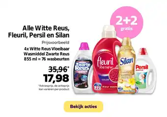 Alle Witte Reus, Fleuril, Persil en Silan