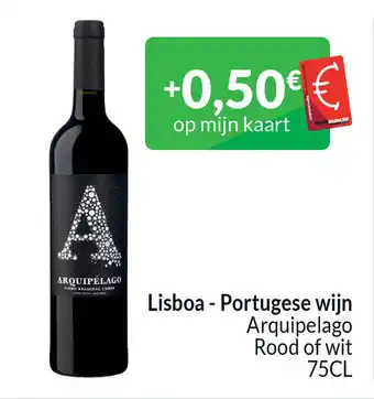 Intermarché Lisboa - Portugese wijn Arquipelago Rood of wit 75CL aanbieding