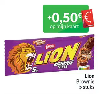 Intermarché Lion Brownie 5 stuks aanbieding