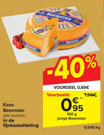 Carrefour Market Kaas Beemster 100g aanbieding