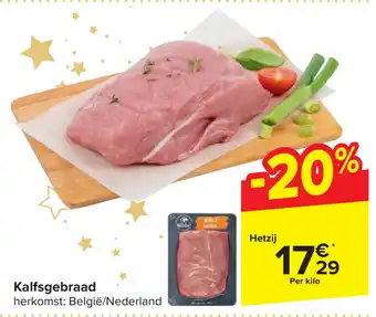 Carrefour Kalfsgebraad aanbieding