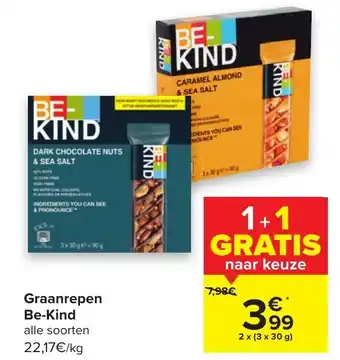 Graanrepen Be-Kind 3x30g