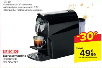 Carrefour Espressomachine aanbieding
