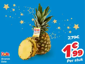 Carrefour Ananas Dole aanbieding