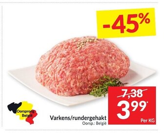 Intermarché Varkens/rundergehakt aanbieding