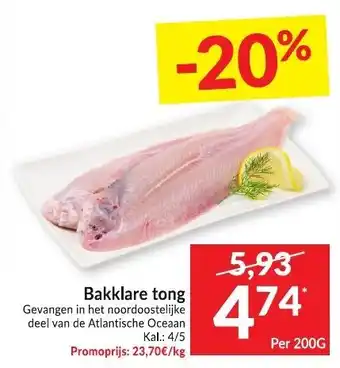 Intermarché Bakklare tong aanbieding