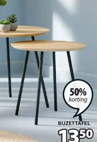 Jysk Nybo bijzettafel ø55 x h45 cm aanbieding