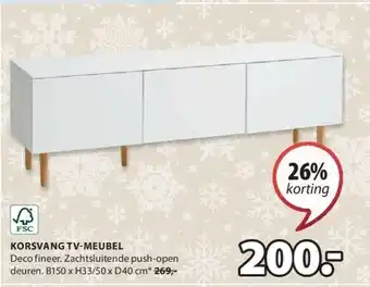 Jysk Korsvang tv-meubel aanbieding