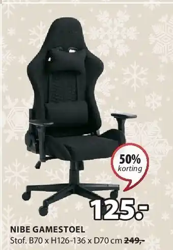 Jysk Nibe gamestoel aanbieding