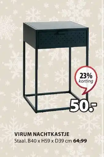 Jysk Virum nachtkastje aanbieding