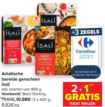 Aziatische bereide gerechten Isali 400g