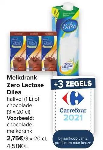 Melkdrank Zero Lactose Dilea