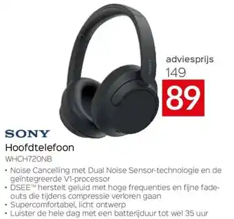 Selexion Sony hoofdtelefoon aanbieding