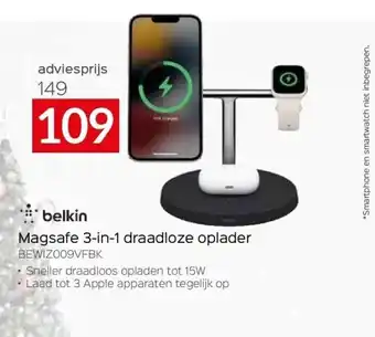 Magsafe 3-in-1 draadloze oplader