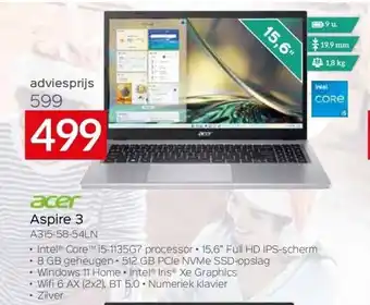 Selexion Acer aspire 3 aanbieding