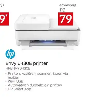 Selexion Hp envy 6430e printer aanbieding