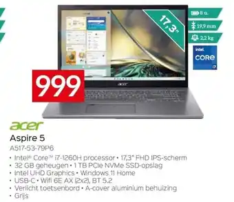 Selexion Acer aspire 5 aanbieding