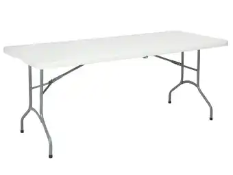 Hubo Garden plus vouwtafel 180x70x74 cm wit aanbieding