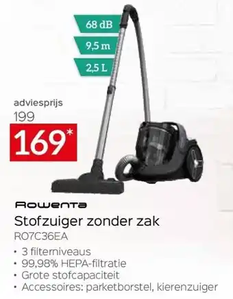 Selexion Stofzuiger zonder zak ro7c36ea aanbieding