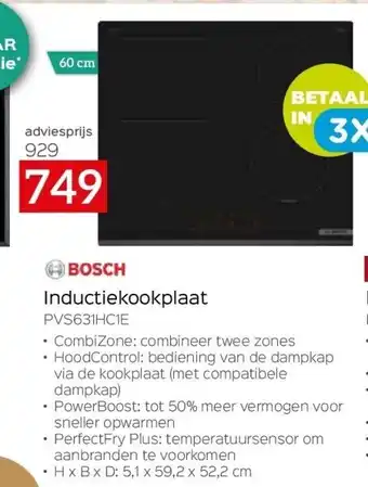 Selexion Inductiekookplaat pvs631hc1e aanbieding