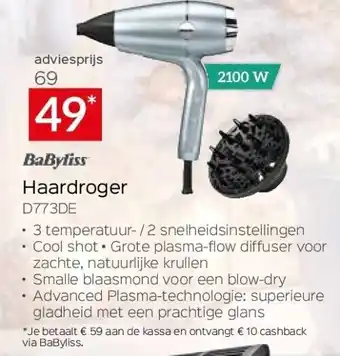 Selexion Haardroger d773de aanbieding