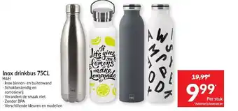 Intermarché Inox drinkbus 75CL aanbieding