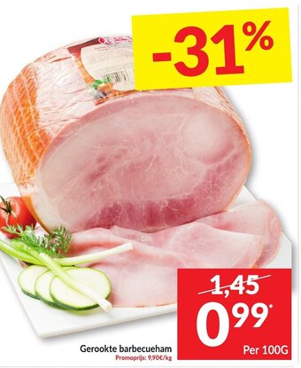 Intermarché Gerookte barbecueham aanbieding