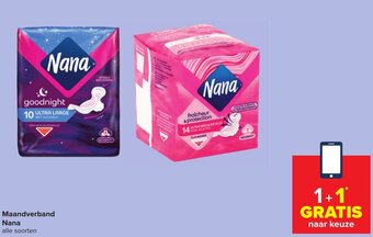 Hyper Carrefour Maandverband Nana aanbieding